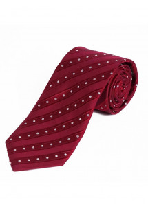 Heren Stropdas Lijnen Polka Dot Rood