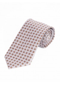 Oversized Business Tie Snow White Square...