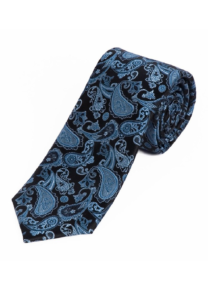 Zakelijke stropdas overlengte paisley patroon