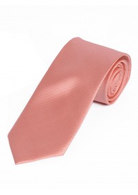 Lange stropdas effen streepstructuur rosé