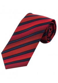 Opvallende XXL-stropdas gestreept rood...