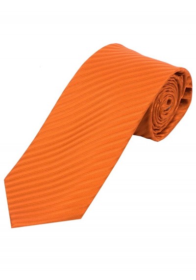 Lange Krawatte unifarben Streifen-Struktur kupfer