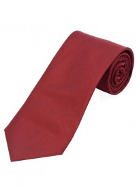 Lange Satin-Krawatte Seide einfarbig rot