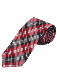 Lange stropdas met golvend patroon Zwart...