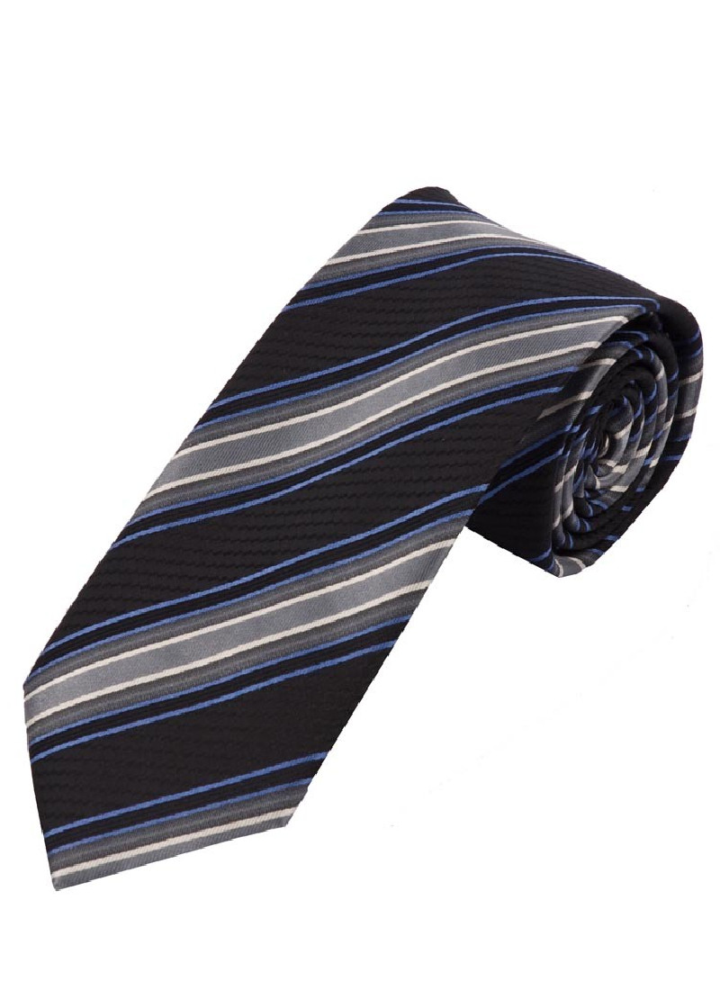 Optimum XXL Tie Stripe Design Antraciet Duifblauw