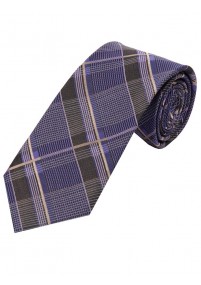 Lange stropdas met golvend patroon Zwart...