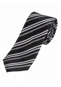 Sevenfold Tie Stripe Design Thee Zwart...