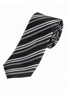 Sevenfold Tie Stripe Design Thee Zwart...