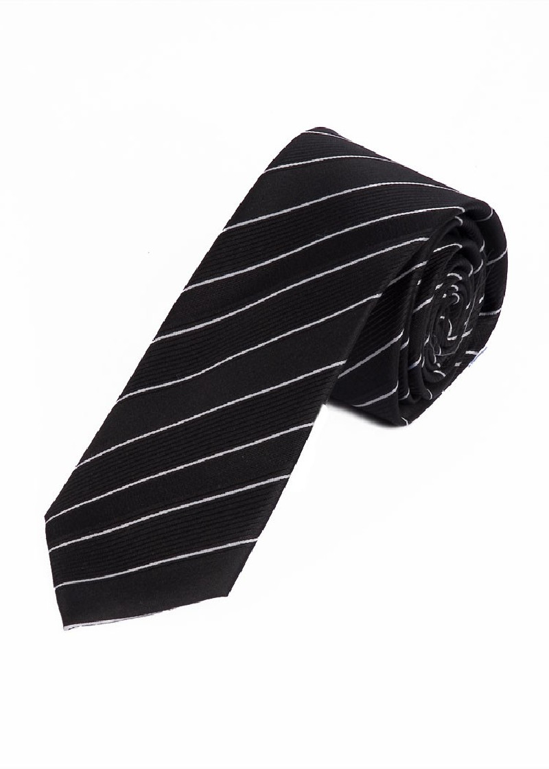 Sevenfold Business Tie Stripe Pattern Asphalt