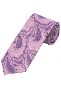 Sevenfold Business Tie Paisley Paars