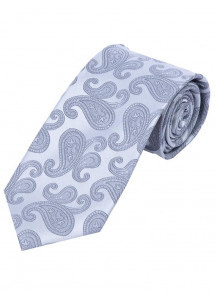 Sevenfold Business Tie Paisley Zilver