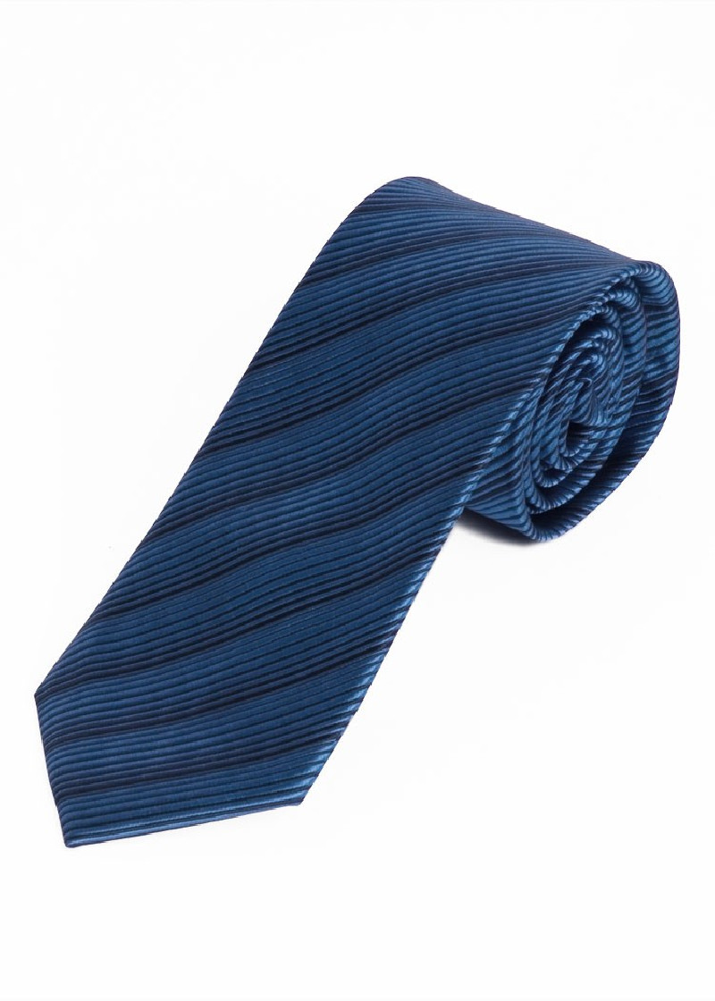 Sevenfold Business Tie Plain Navy Blue Stripe