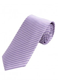 Sevenfold Tie Monochrome Lilac Stripe...