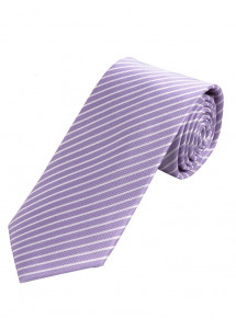 Sevenfold Tie Monochrome Lilac Stripe...