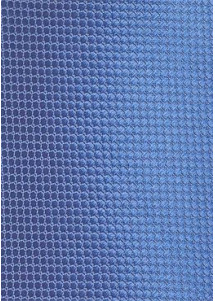 Krawatte monochrom ultramarinblau strukturiert