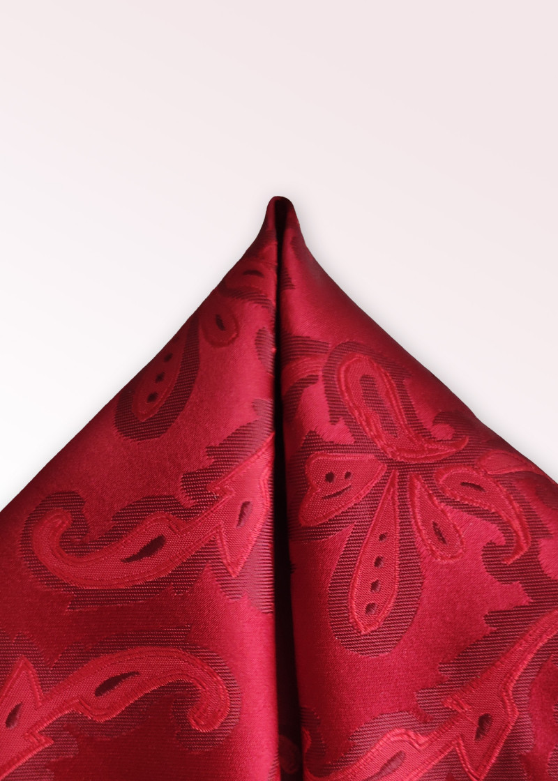 Decoratieve sjaal paisley patroon rood