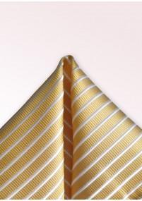 Cavalier sjaal geel wit gestreept