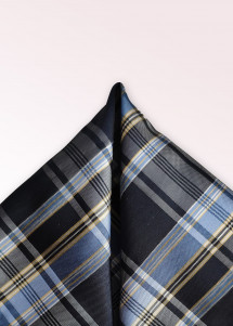 Cavalier Sjaal geruit marineblauw