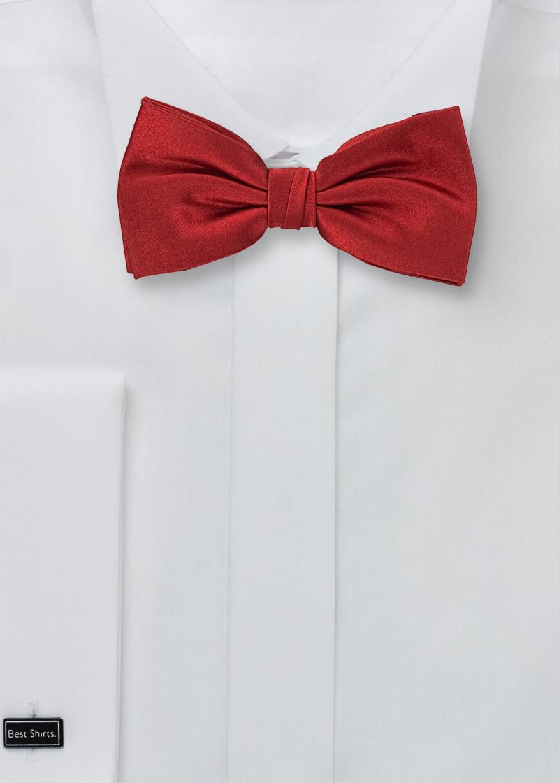 Herenstrik Monochroom Polyvezel Sherry Rood