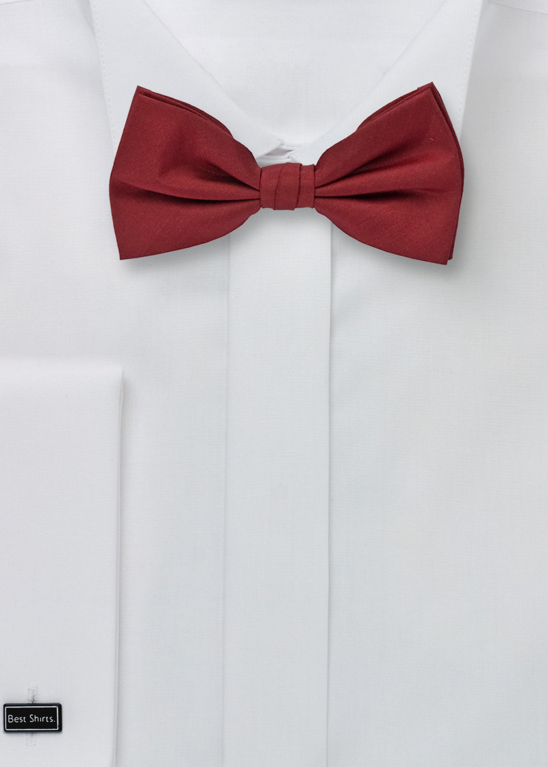 Lus monochroom polyvezel donkerrood