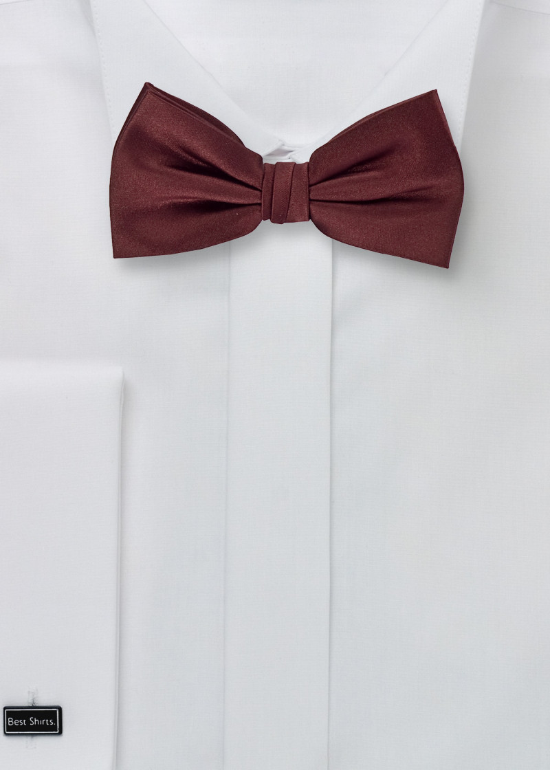 Herenstrik Monochroom Microvezel Bordeaux Rood