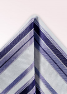Cavalier sjaal streepdesign parelwit violet