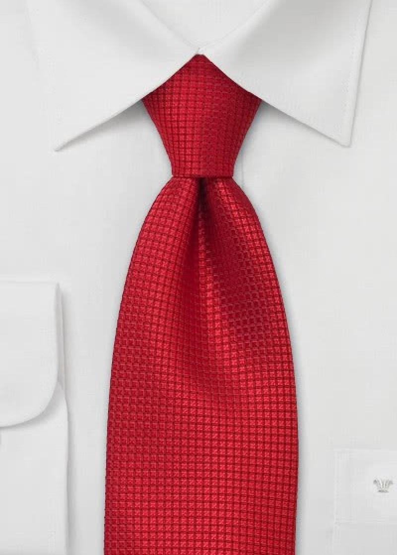 XXL stropdas rood