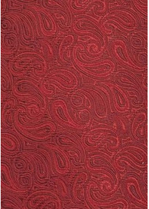Krawatte mit rotem Paisleymuster