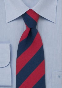 Atkinsons Krawatte Streifen blau rot