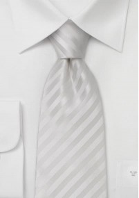 Krawatte weiß strukturiert