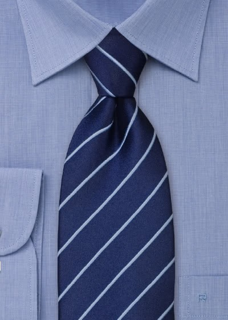 Stropdas blauw