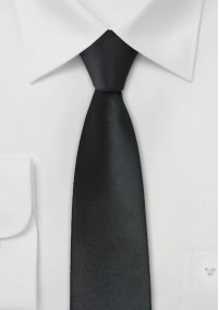 smalle stropdas in zwart