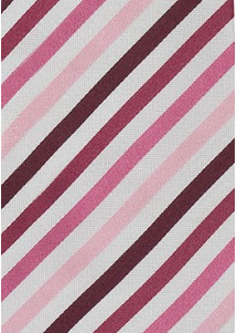 Herren Krawatte gestreift pink