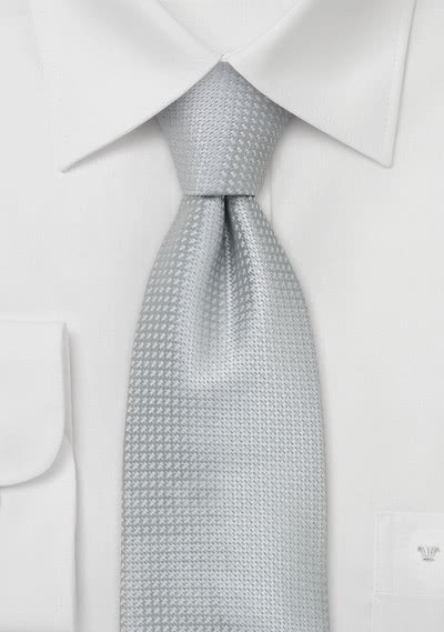 XXL-Krawatte silber
