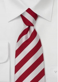 XXL-Krawatte rot weiß
