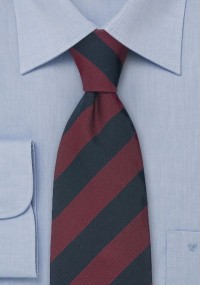 Krawatte weinrot navyblau