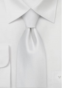 Chique witte stropdas luxe uitvoering