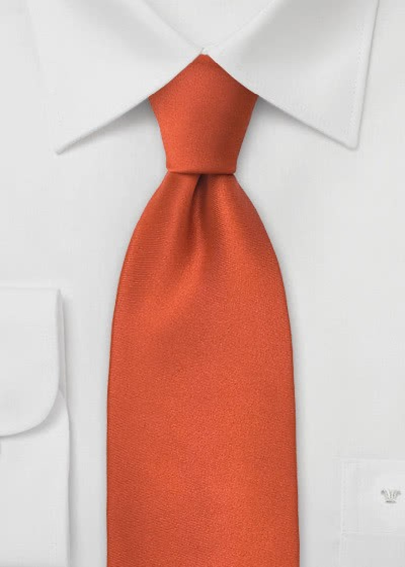 Stropdas oranje