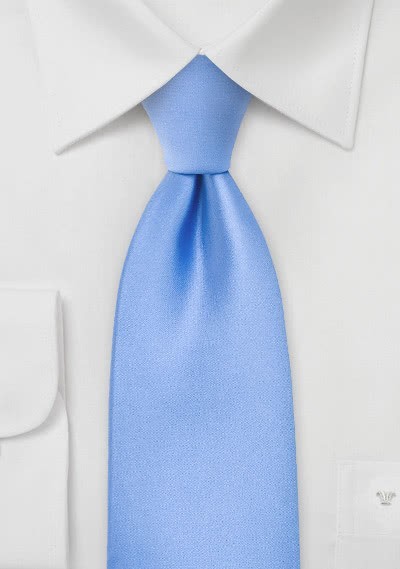 Krawatte hellblau einfarbig