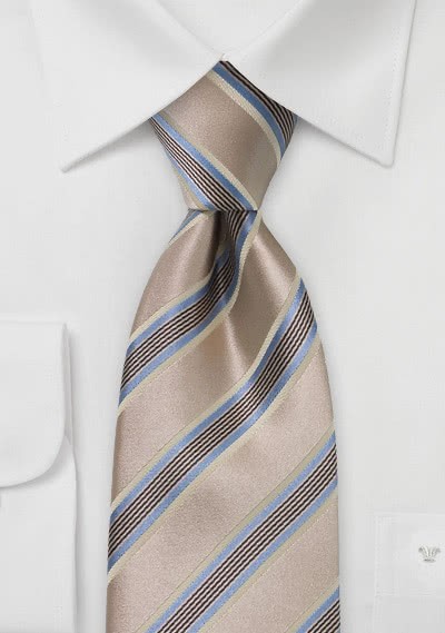 Beige met stropdas | Kopen bij Stropdas.org