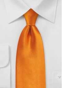 stropdas unikleurig warm oranje