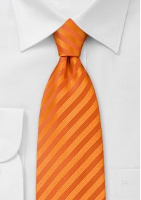 Kinder stropdas oranje