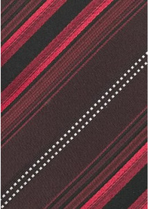 Krawatte Linien rot schwarz