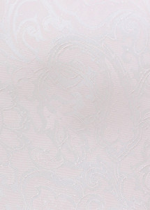 Set Krawatte und Stecktuch Paisley-Motiv blush-rosa