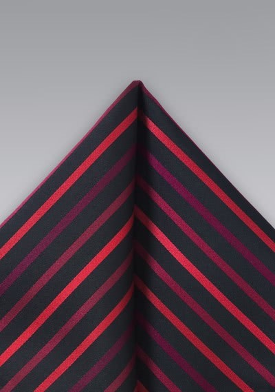 Einstecktuch Mikrofaser Schwarz Rot Einstecktuch Mikrofaser Schwarz Rot