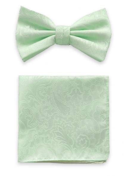 Set vlinderdas aus dem gleichen Stoff und Farbe