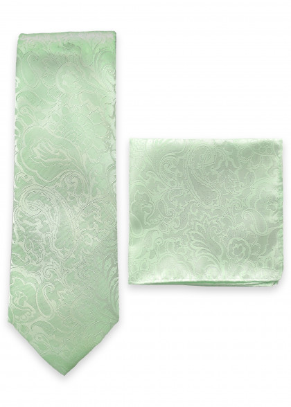 Set stropdas aus dem gleichen Stoff und Farbe