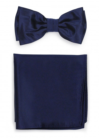 Set vlinderdas aus dem gleichen Stoff und Farbe