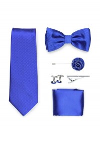 Geschenkdoos in koningsblauw met stropdas,...