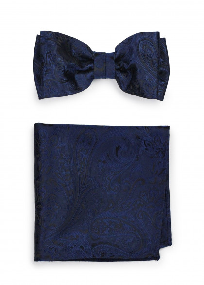 Set vlinderdas aus dem gleichen Stoff und Farbe